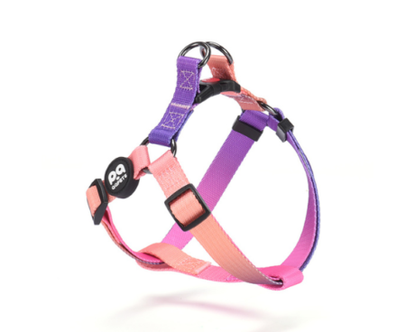 Pink Purple Step In Harness - HappyPets Pantry