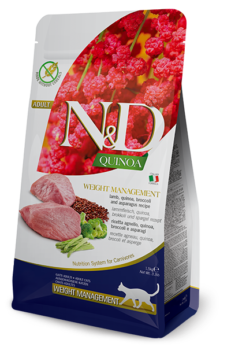 Farmina N&D Quinoa Lamb Weight Management Cat Food 1.5kg