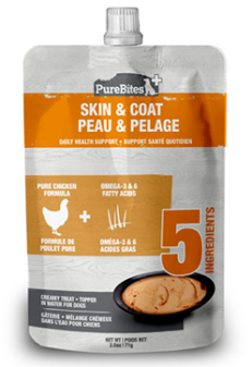PureBites Dog Squeezable Topper Skin & Coat 2.5oz/71g