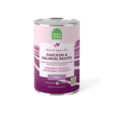 OPEN FARM® GRAIN FREE CHICKEN & SALMON PÂTÉ WET DOG FOOD - 12.5OZ