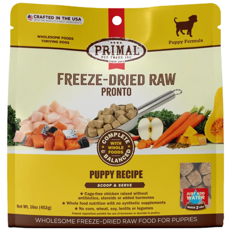 PRIMAL Freeze Dried Raw Pronto Puppy Chicken and Salmon Recipe DOG