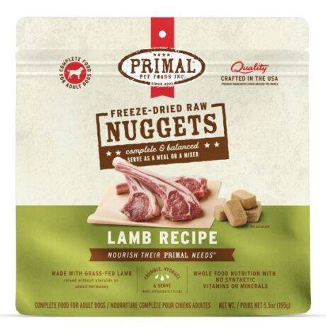 Primal Freeze Dried Lamb Nuggets Dog Food