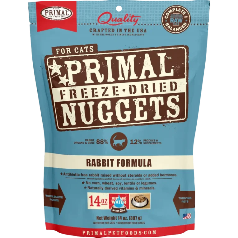 Primal Freeze Dried Rabbit Nuggets Cat