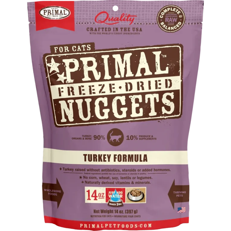 Primal Freeze Dried Turkey Nuggets Cat