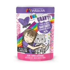 Weruva Tuna & Beef Baby Cakes Tuna & Beef Dinner in Gravy Cat Wet Food 3oz