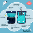 Company of Animals Coachi Pro Train & Treat Bag Navy & Light Blue 27441322@2