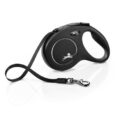 Flexi Classic Tape Medium Retractable leash 5m Up to 25kg Black 007-10503_1-B