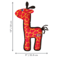 Kong Ballistic Giraffe Dog Toy LGF12_DIM_OFF_PK_1