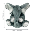 Kong Comfort Kiddos Jumbo Elephant Dog Toy RLCX_DIM_OFF_PK_1