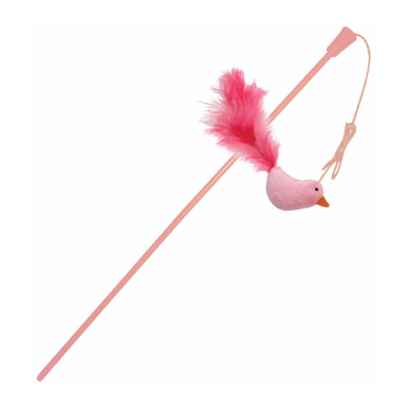Spot Flicker Fun Feather Bird Wand 15" Assorted