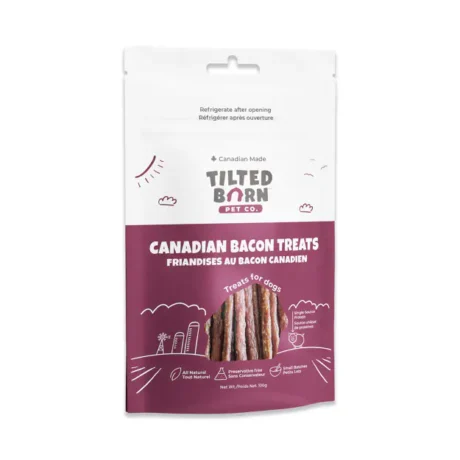 Tilted Barn Pet Co. Canadian Bacon Treats 100g