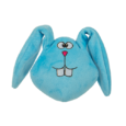 goDog Action Plush Blue Bunny with Chew Guard Technology Animated Squeaker Dog Toy 16673573@1