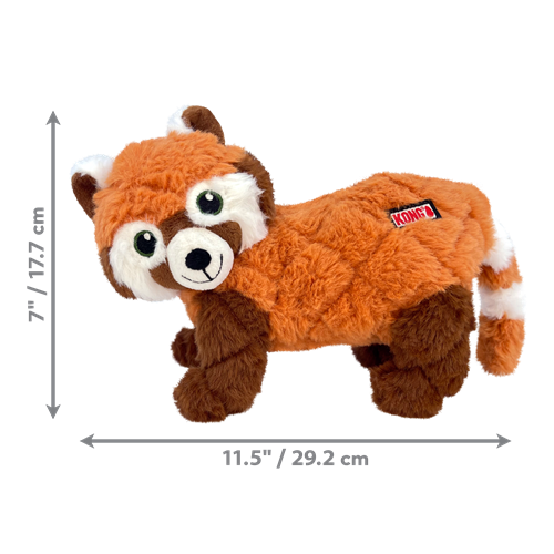 Kong Scampers Red Panda Dog Toy SCP22_DIM_OFF_PK_1