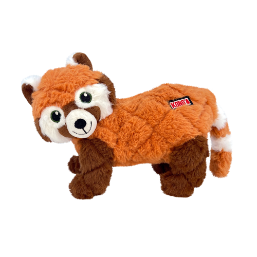 Kong Scampers Red Panda Dog Toy SCP22_OFF_PK_1
