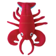 foufouBRANDS fouFIT Under the Sea Freeze n Float Lobster Large 9 Dog Toy big_27887848@3