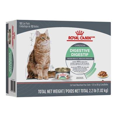 Royal Canin Feline Care Nutrition Digestive Care Thin Slices In Gravy Cat Wet Food 12 / 3oz