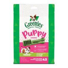 Greenies Puppy Teenie Dental Treats 43 Count 12oz