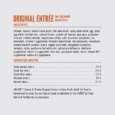 ORIJEN Wet Cat Chunks & Shreds 155g Original Entree Ingredient Panel & GA Canada