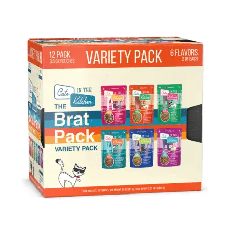 Weruva The Brat Pack Variety Pack Cat Wet Food, 3.0 x 12 Pouches