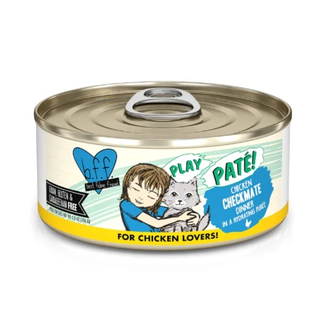 Weruva BFF PLAY Paté Chicken Checkmate Chicken Dinner in a Hydrating Purée Cat Wet Food