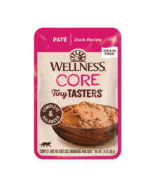Wellness CORE Tiny Tasters Grain Free Paté Duck Recipe Wet Cat Food 1.75 oz