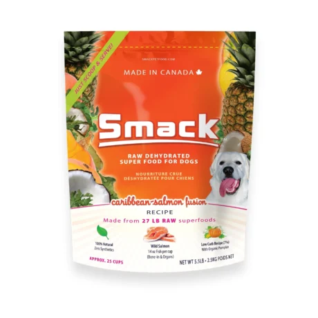 Smack Caribbean-Salmon Fusion Dehydrated Raw Dog Food