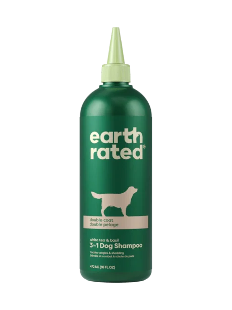 earth rated Double Coat 3-in-1 Dog Shampoo 16oz