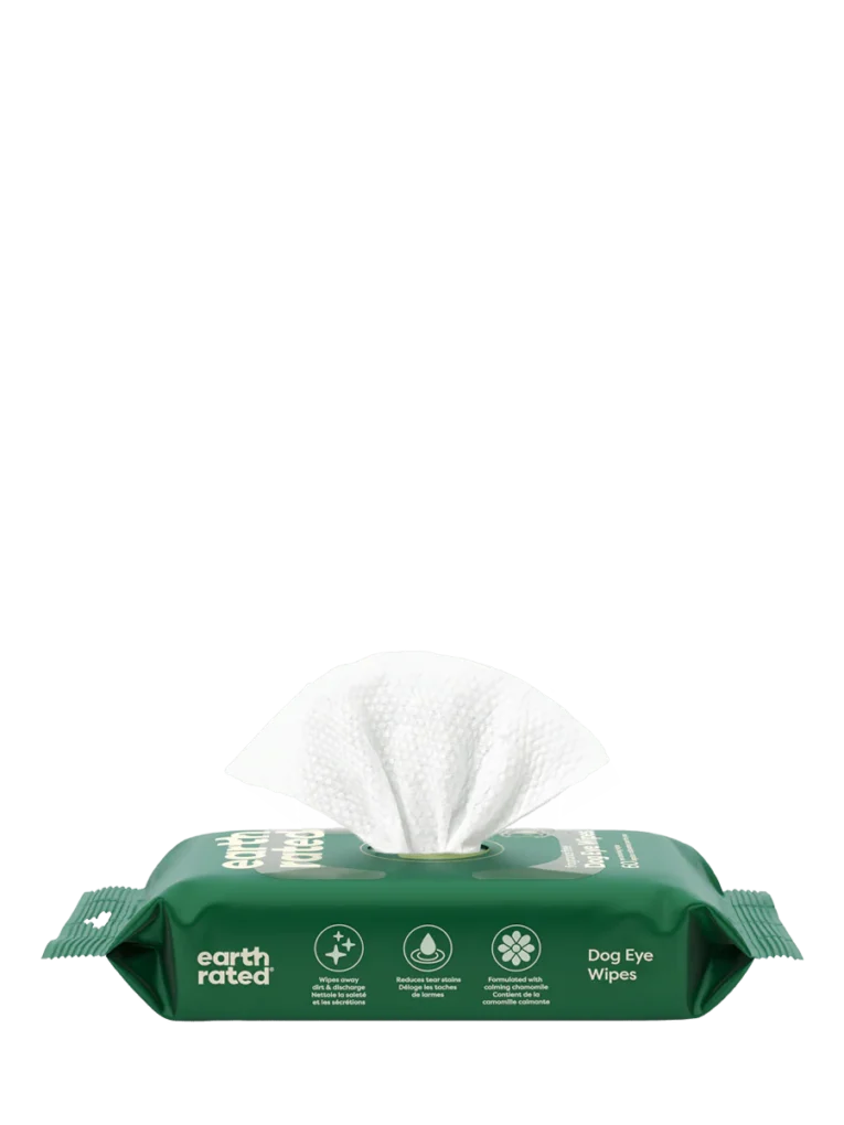 earth rated Fragrance Free Dog Eye Wipes, Eye Cleansing Wipes (60ct)0