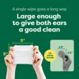 earth rated Oatmeal Scent Dog Ear Wipes, Ear Cleansing Wipes (60ct)03