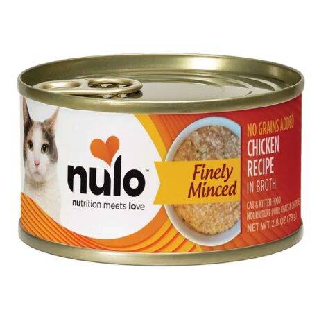 Nulo Cat & Kitten Wet Food - Finely Minced, Grain Free 2.8 oz