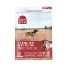 Open Farm Grass-Fed Beef Freeze-Dried Raw Dog Food 22 oz
