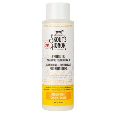 Skout's Honor Probiotic Honeysuckle Shampoo + Conditioner 16 oz