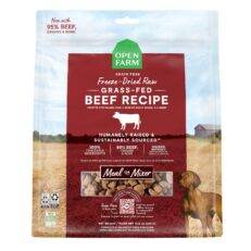 Open Farm Grass-Fed Beef Recipe Freeze Dried Raw Dog Food 13.5 oz