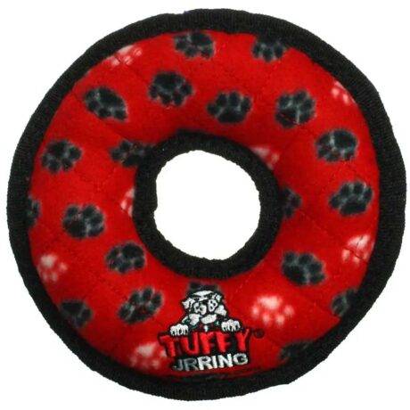 TUFFY DOG TOYS ULTIMATE JR RING RED