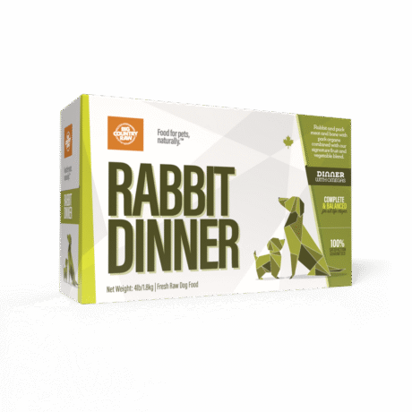 Big Country Raw Rabbit Dinner Carton - 4 lb