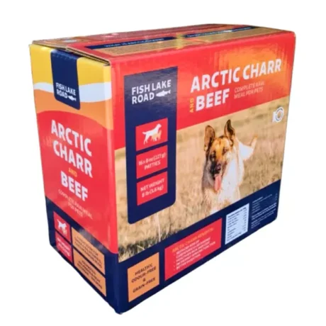 Fish Lake Road Complete Raw Meal - Arctic Charr & Beef Dog Frozen Raw Food 8lb