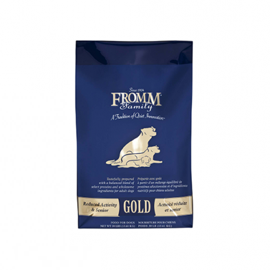 Fromm Gold Reduced Activity & Senior Dry Dog Food 30 lb