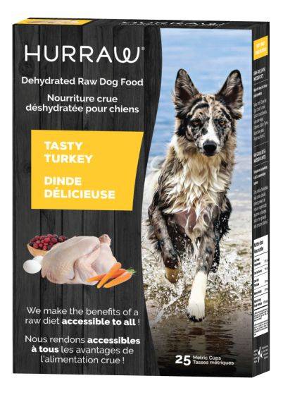 Hurraw Turkey Dehydrated Raw Dog Food 25 metric cups
