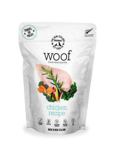 New Zealand Natural Pet Food Woof Chicken Freeze-Dried Dog Food