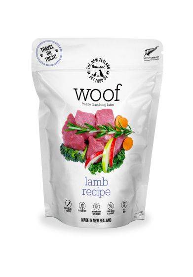 New Zealand Natural Pet Food Woof Lamb Freeze-Dried Dog Food
