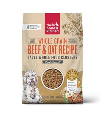 The Honest Kitchen Whole Food Clusters Whole Grain Beef & Oat Recipe Dog Food 20lb