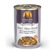 Weruva Classic Dog Steak Frites Dinner Beef, Pumpkin & Sweet Potato in Gravy Dog Wet Food  14oz