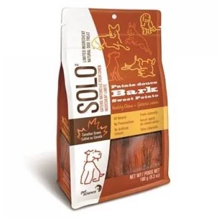 SOLO Sweet Potato Bark Dog Treats 180g