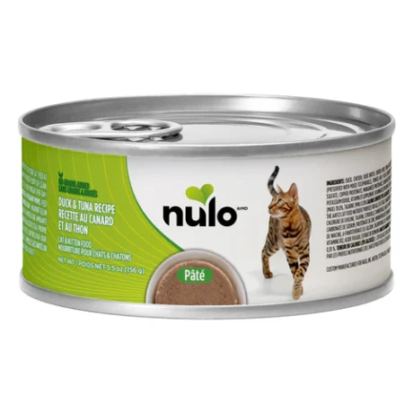 Nulo Grain Free Duck & Tuna Pate Recipe Cat Wet Food 5.5oz