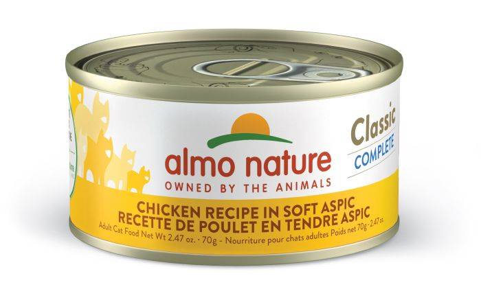 Almo Classic Complete Cat Food - Chicken Recipe In Soft Aspic 70g
