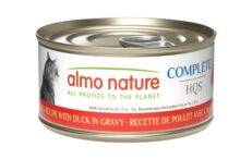 Almo Nature HQS Complete Cat Food - Chicken Recipe With Duck In Gravy 70g