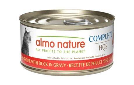 Almo Nature HQS Complete Cat Food - Chicken Recipe With Duck In Gravy 70g