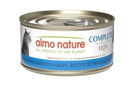 Almo Nature HQS Complete Cat Food - Tuna Recipe With Sardines In Gravy 70g