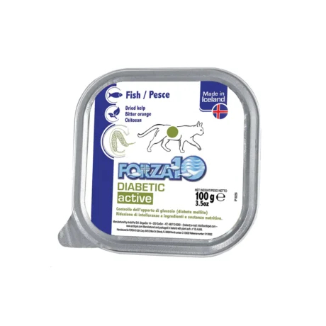 Forza 10 Wet Food - Diabetic Fish - Cat Food 3.5oz