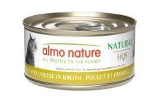 Almo Nature HQS Natural Cat Food - Chicken With Cheese In Broth 70g